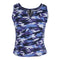 Camo Cropped Tank with Cut Neck - Denny's