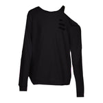 Cut Out Shoulder Sweatshirt - Denny's