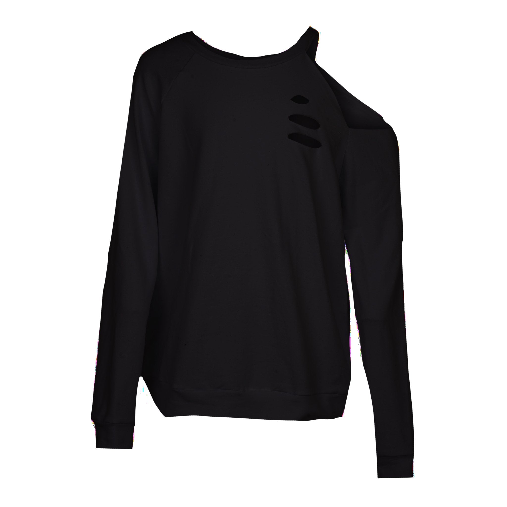 Cut Out Shoulder Sweatshirt - Denny's