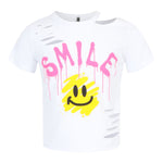 Drippy Smile Desctruction Tee - Denny's