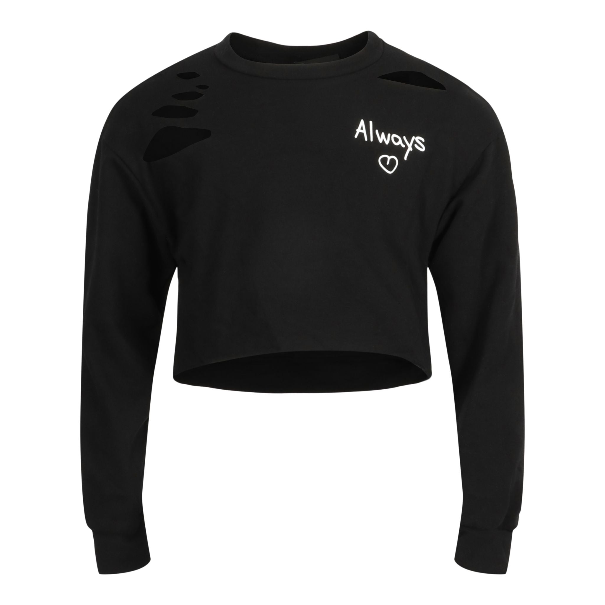 Love Yourself Crop Sweatshirt - Denny's