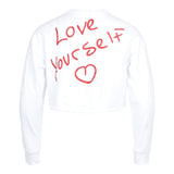 Love Yourself Crop Sweatshirt - Denny's