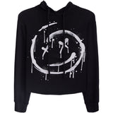 Brush Smiley Hoodie - Denny's