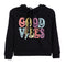 "Good Vibes" Hacci Hoodie - Denny's