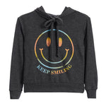 "Keep Smiling" Hacci Hoodie - Denny's