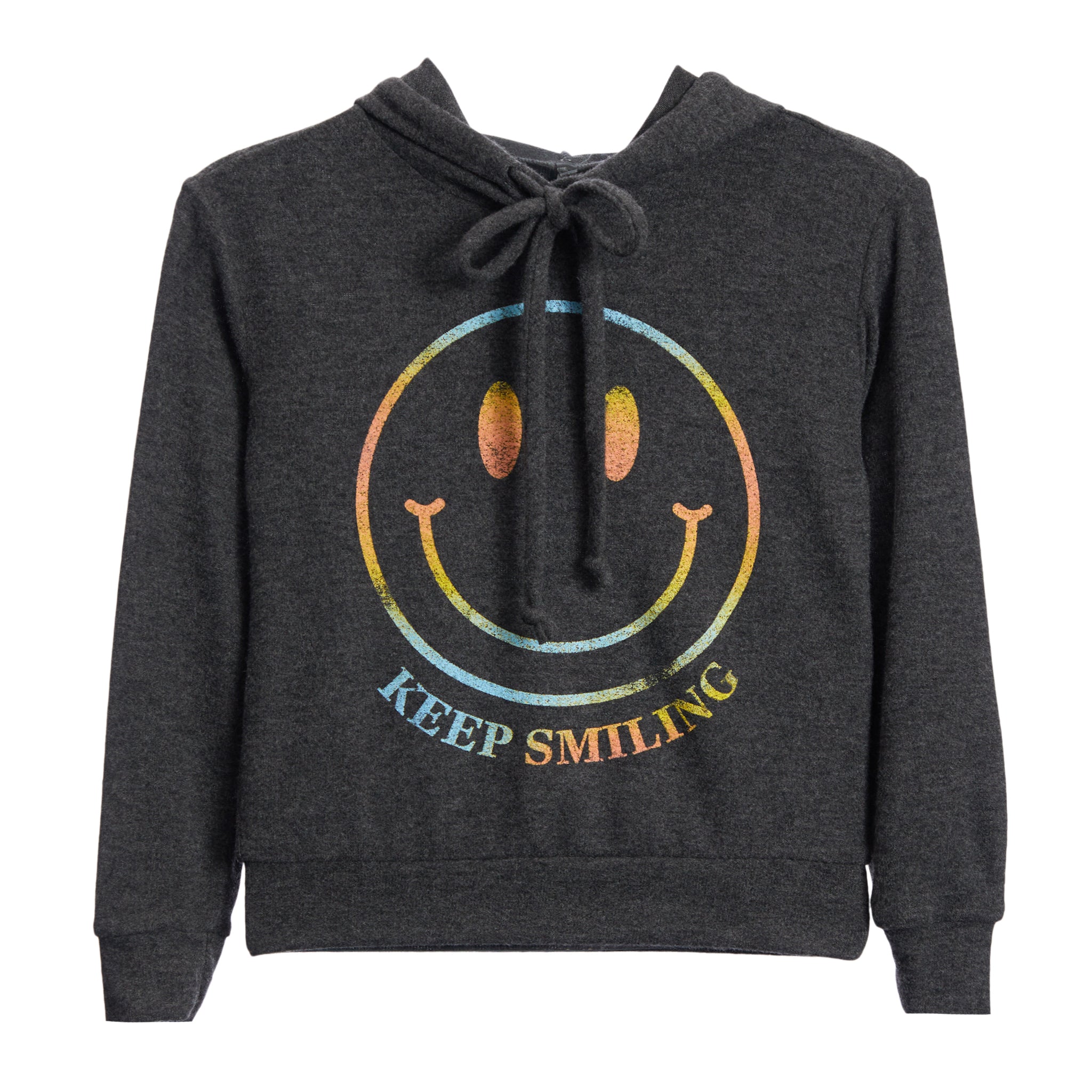 "Keep Smiling" Hacci Hoodie - Denny's
