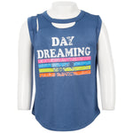 Clavical Cut Out Tank With Day Dreaming - Denny's
