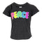 Short Sleeve Slit Tee with Peace - Denny's