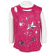 Clavical Cut Out Tank With Foil Stars - Denny's