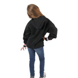 Hoody with Gold Distressed Star - Denny's