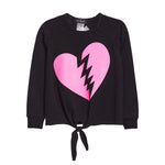 Broken Heart Tie Front Top - Denny's