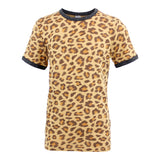 Short Sleeve Leopard Tee - Denny's