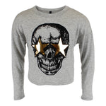 Long Sleeve Top with Skull/Star/Eyes - Denny's