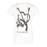 Short Sleeve Tee w Foil Peace n Love - Denny's
