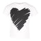 SHORT SLEEVE TEE SCRIBBLE BLK HRT - Denny's