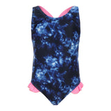 Pink Trim 1pc Swimsuit - Denny's
