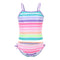 2pc Stripe Tie Dye Tankini - Denny's