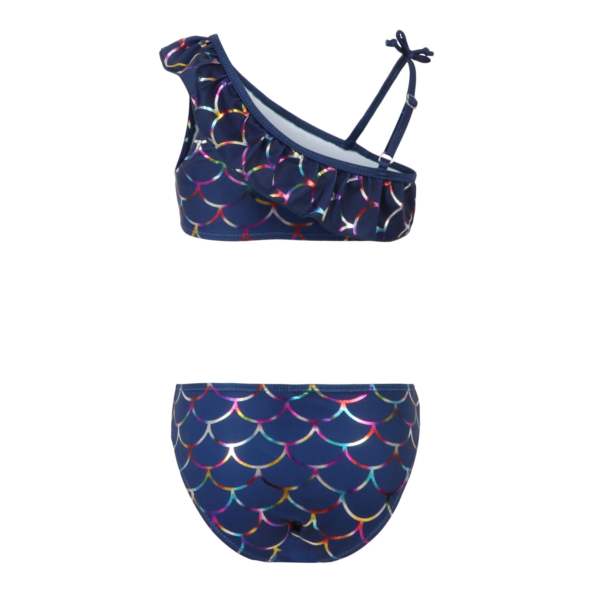 2pc One Shoulder Scales Bikini - Denny's
