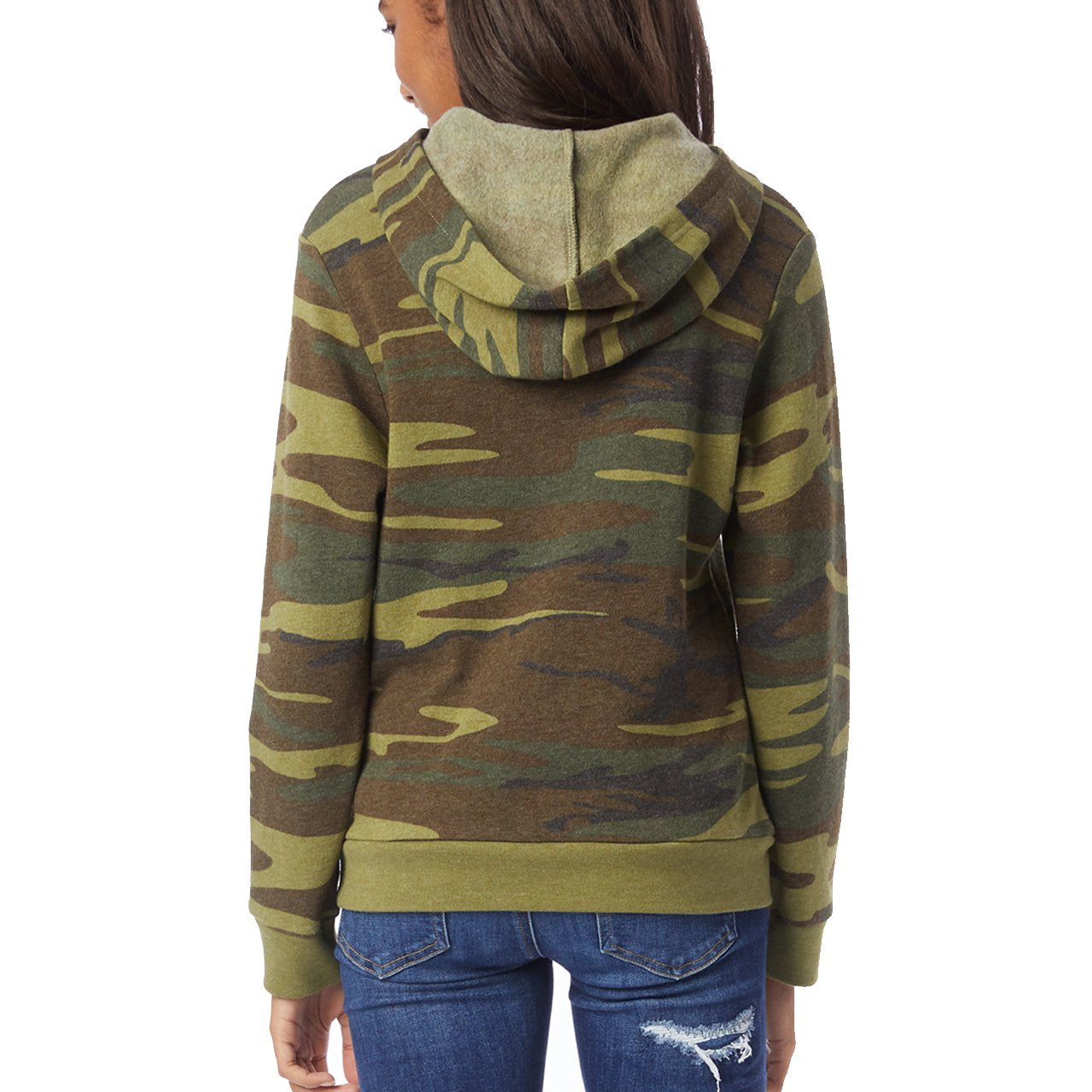 Long Sleeve Camo Pullover Hoodie - Denny's
