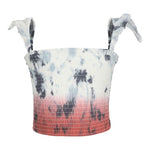 Marine Smock Ruffle Sleeve Top - Denny's