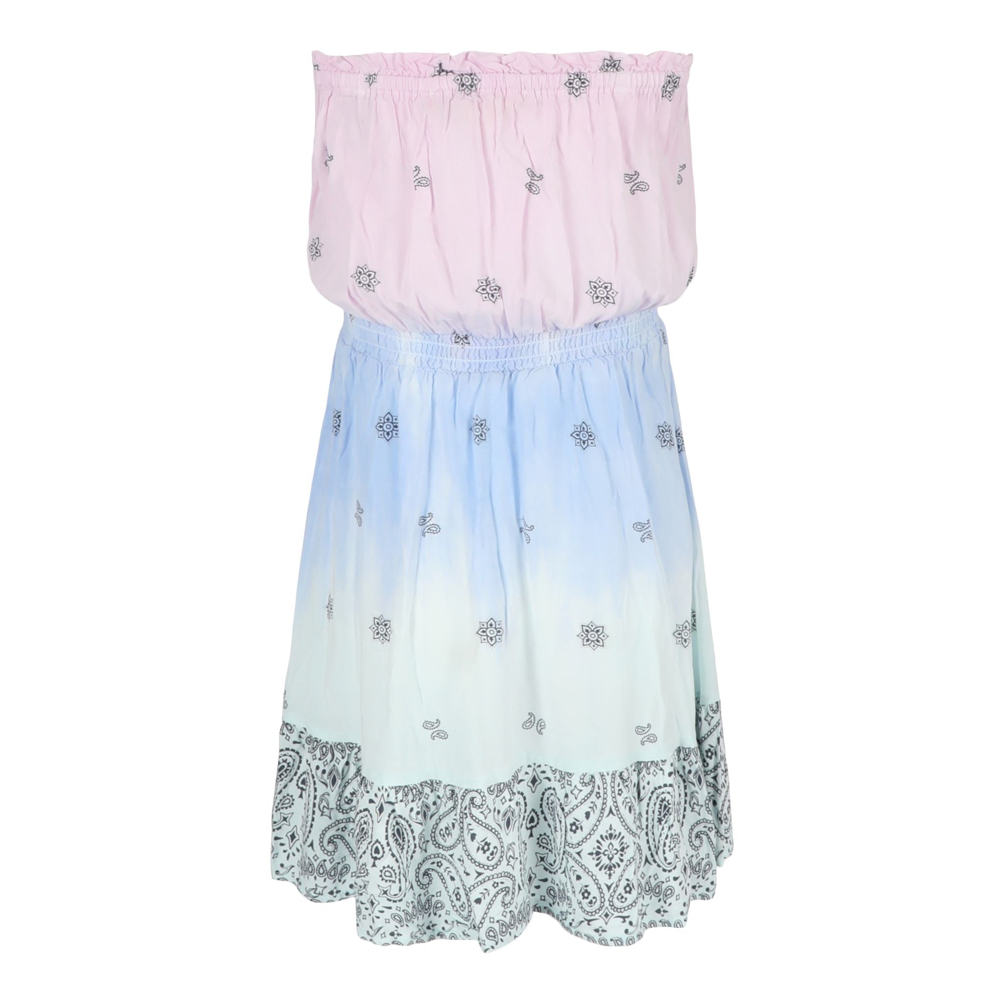 Meadowbrook Bandana Ombre Tube Dress - Denny's