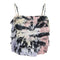 Blissful Swirl Satin Ruffle Tube Top - Denny's
