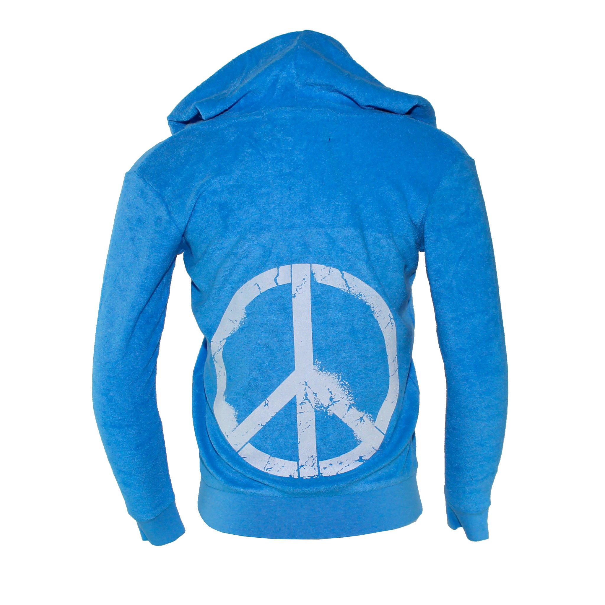 Terry Cloth Jacket with Peace Sign - Denny's
