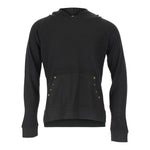 Hoody with Grommets & Rhinestone Leopard Lips on Back - Denny's