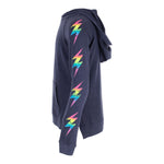Hacci Hoody with Neon Lightning Bolt - Denny's
