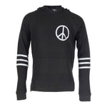 Hacci Hoody with Peace Love Stripes - Denny's