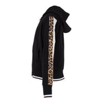 Track Jacket with Leopard Stripe - Denny's