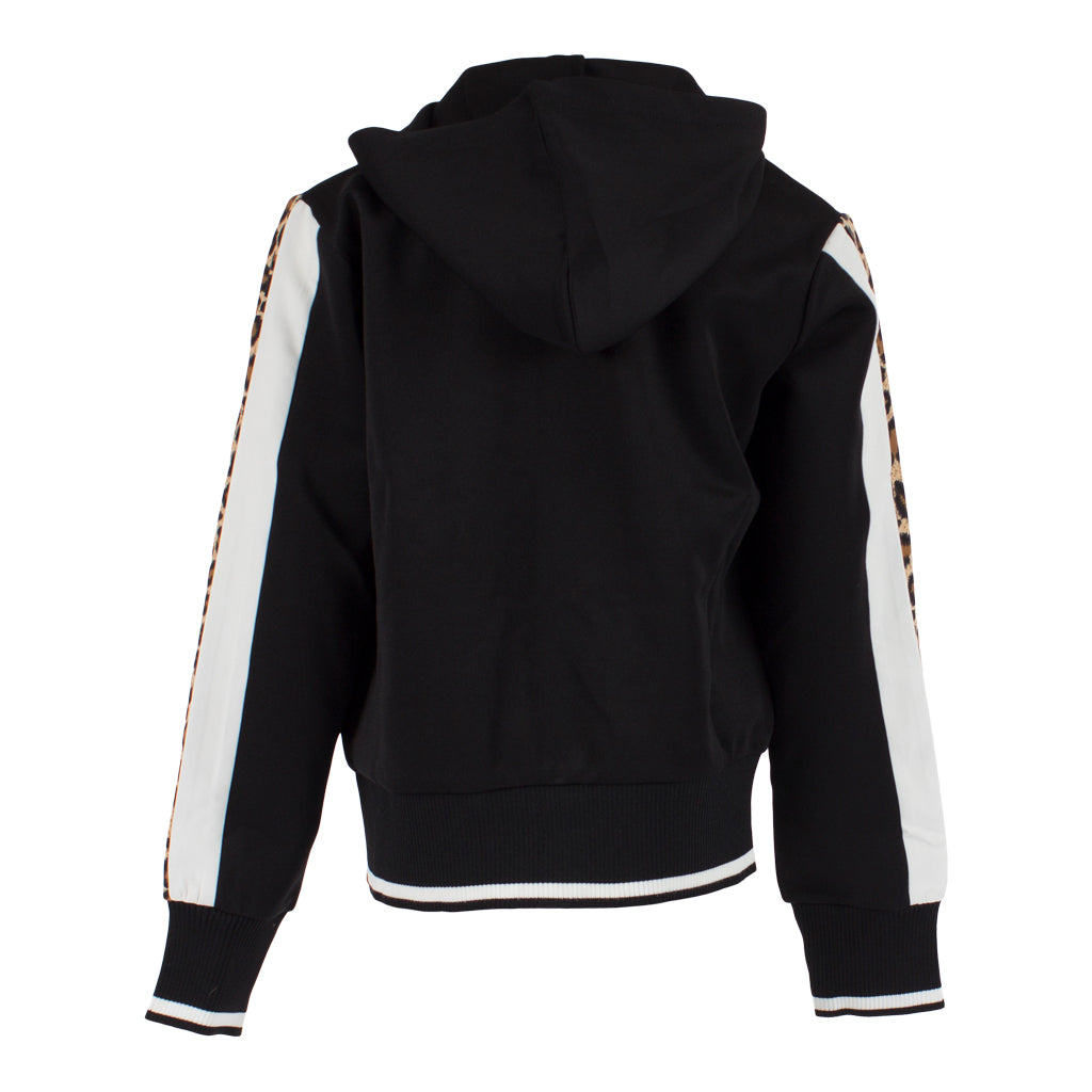 Track Jacket with Leopard Stripe - Denny's