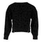 Velvet Leopard Sweatshirt with Gold Zippers - Denny's