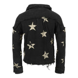 Allover Star French Terry Shacket - Denny's