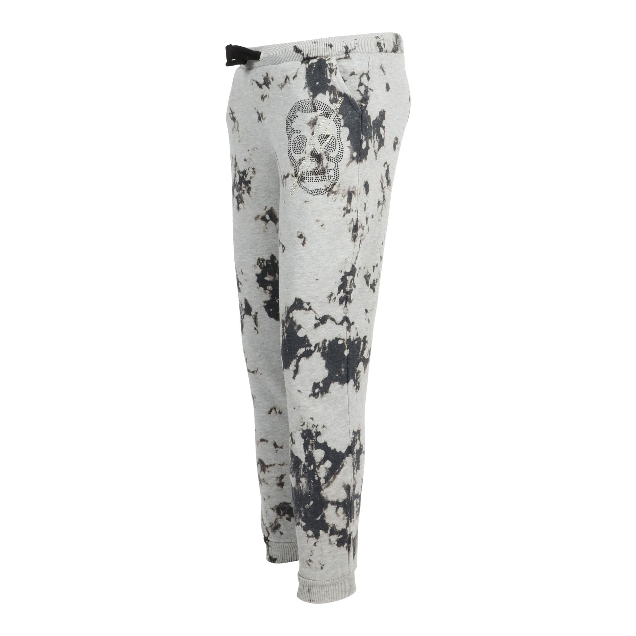 Rhinestone Skull Tie Dye Jogger - Denny's