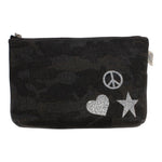 Peace Heart & Star Camo Make Up Bag - Denny's