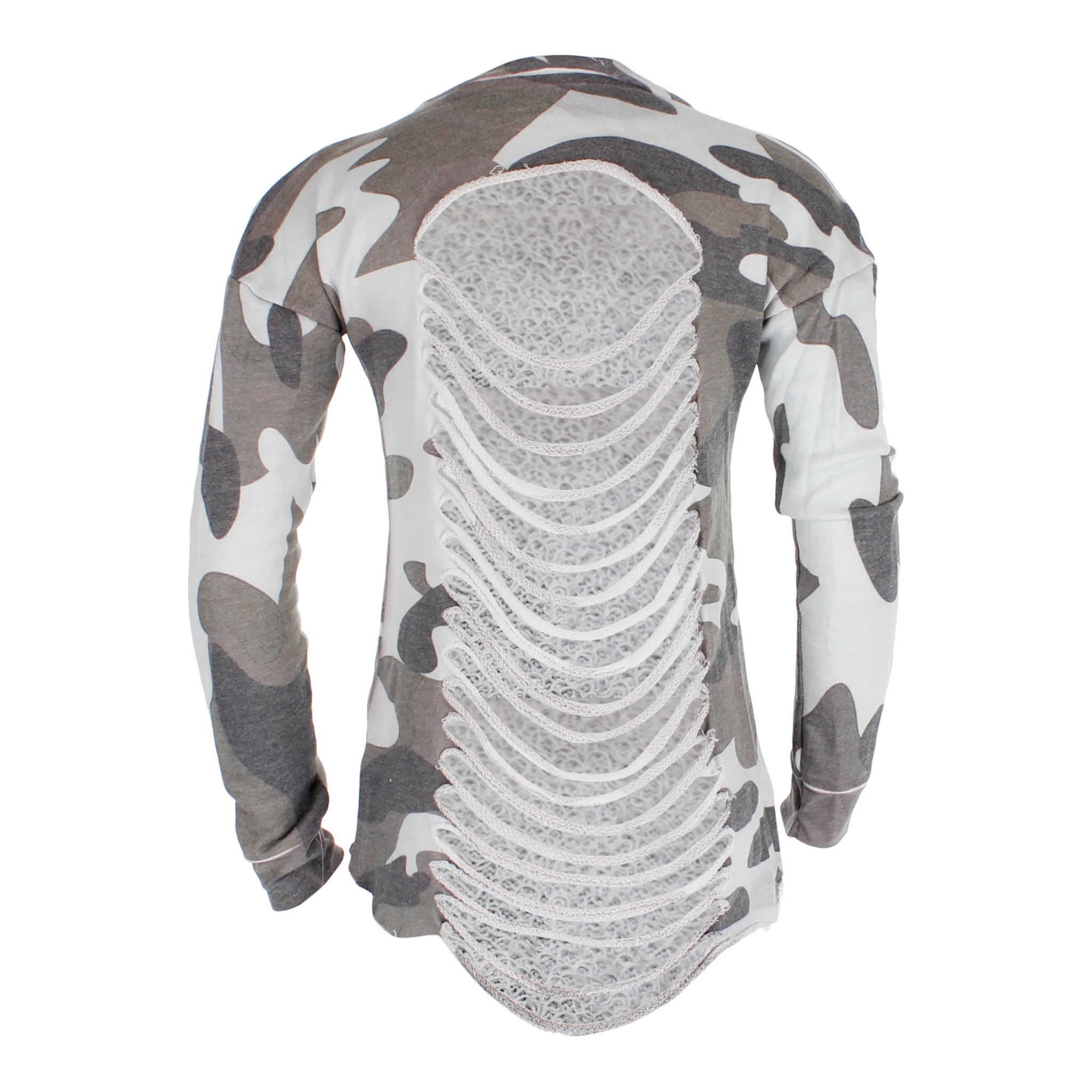 Long Sleeve Top with Rip Back - Denny's