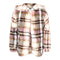 Carmel Plaid Bear Coat - Denny's