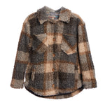 Plaid Sherpa Jacket - Denny's