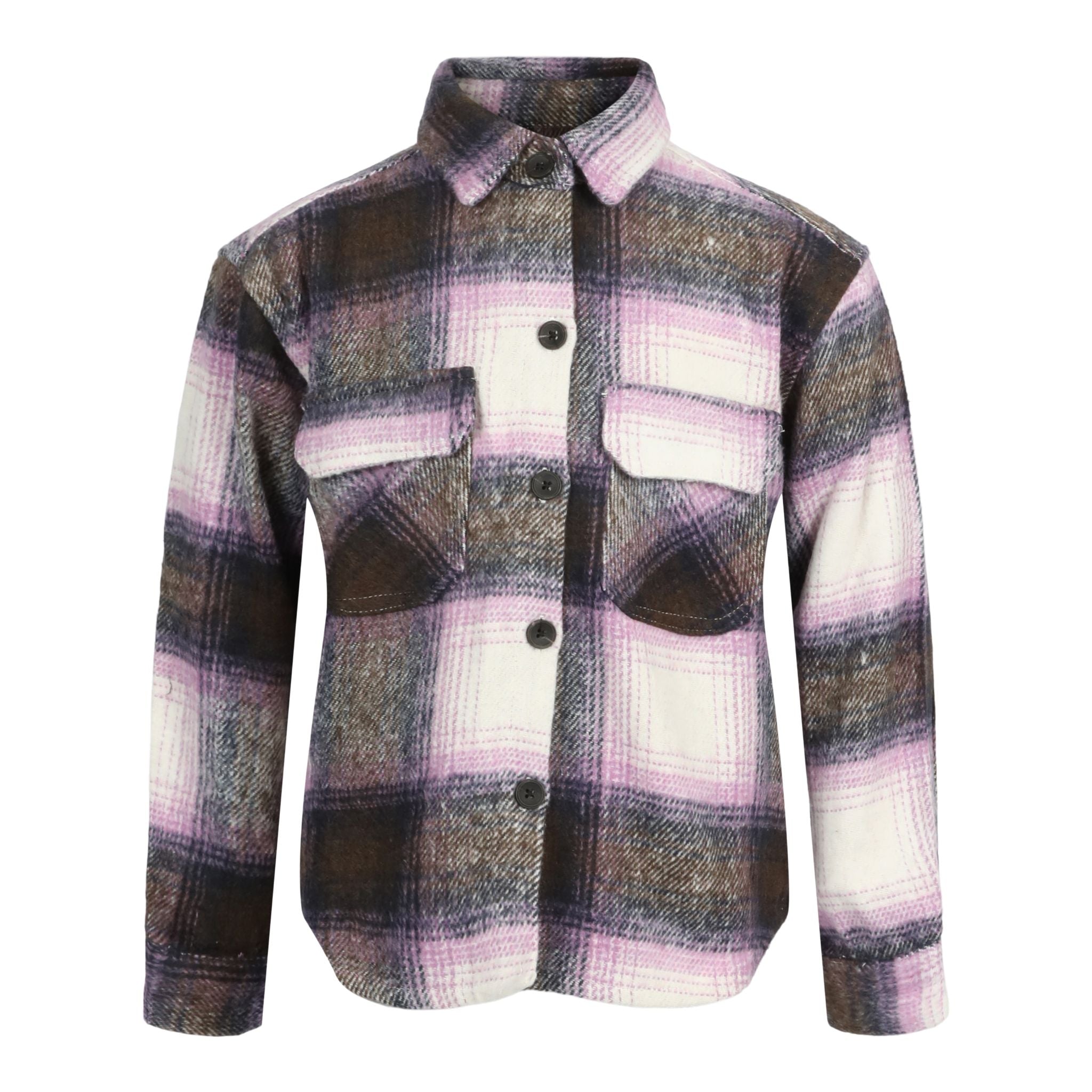 Frost Flannel Shacket - Denny's