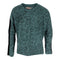 Leopard Sweater with Taping On Sleeve - Denny's