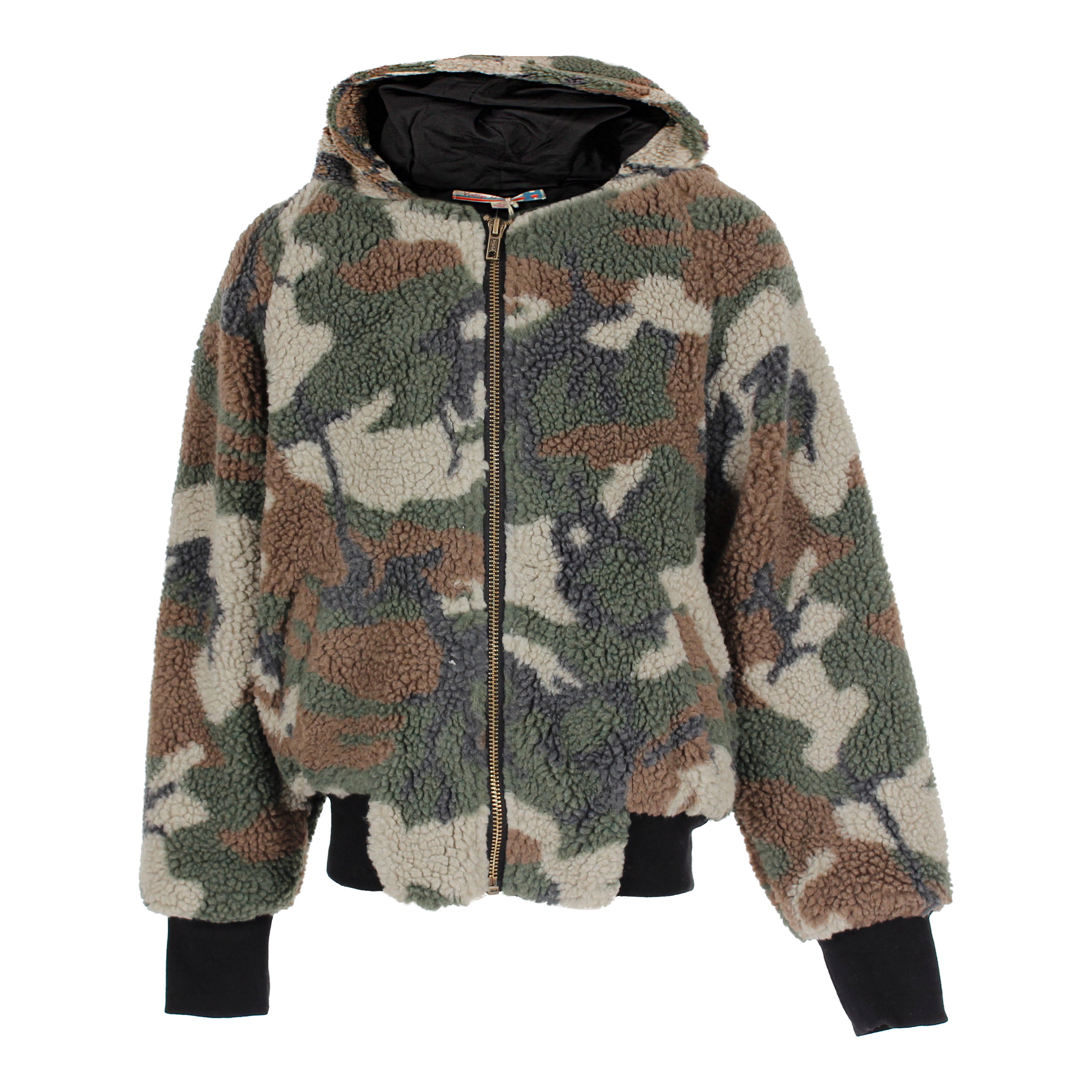 Faux Fur Bomber Jacket - Denny's