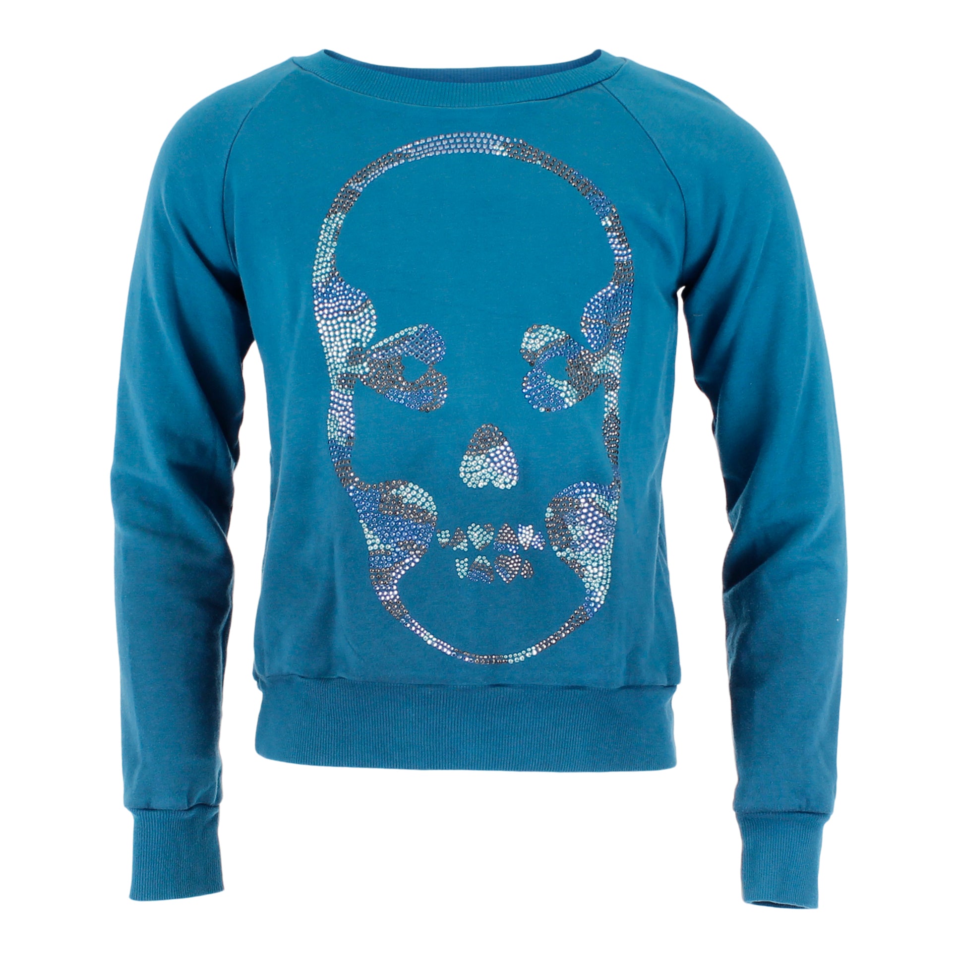 Dip Dye Sweatshirt Skull Stones - Denny's