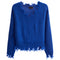 V-neck Distressed Sweater - Denny's