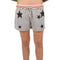 Sweat Short w Neon Waistband and Black Stars - Denny's