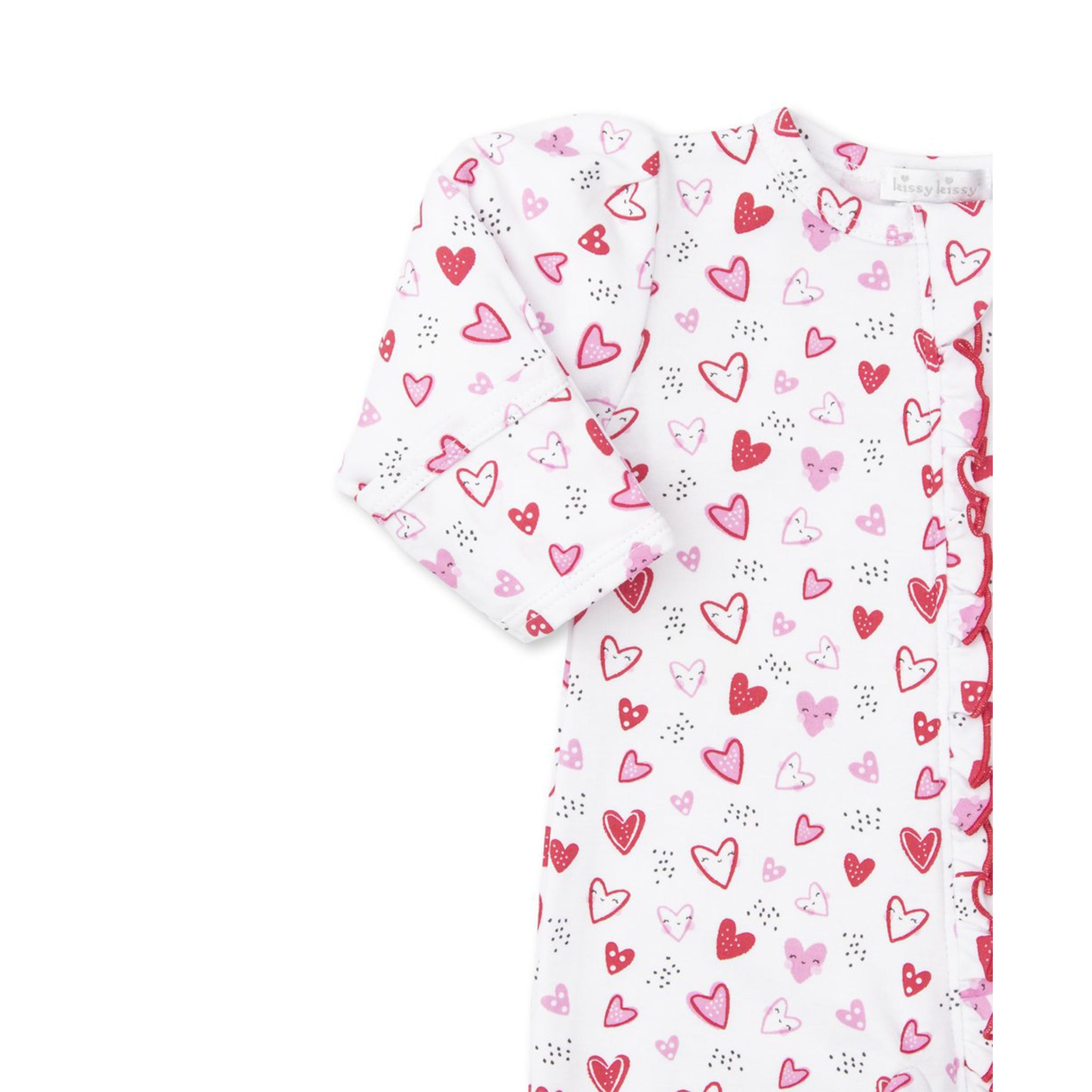 Heart Sprinkle Footie - Denny's