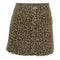 Leopard Denim Skirt - Denny's