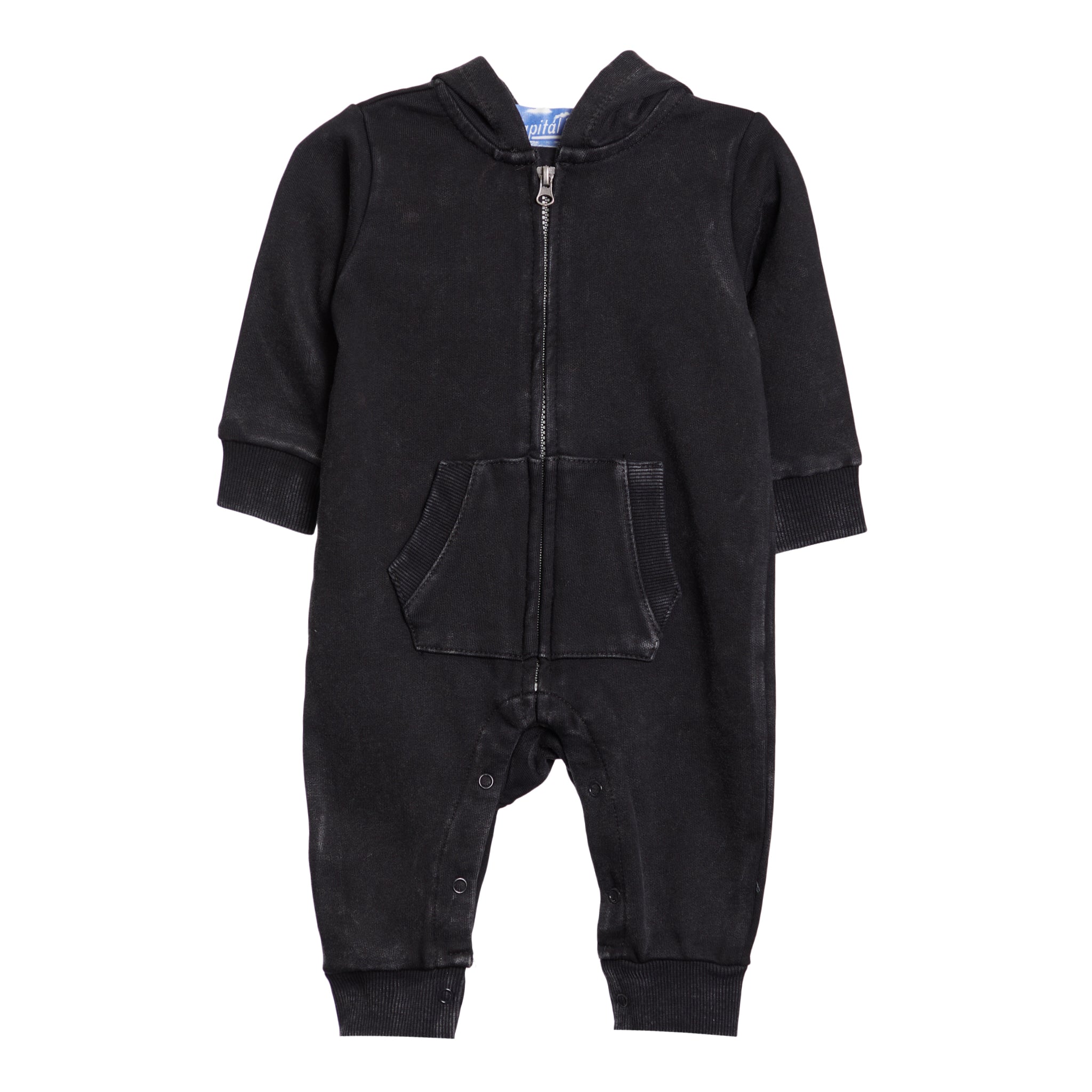 Acid Wash Hooded Coverall - Denny's