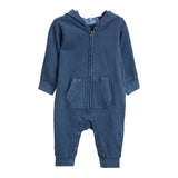 Acid Wash Hooded Coverall - Denny's
