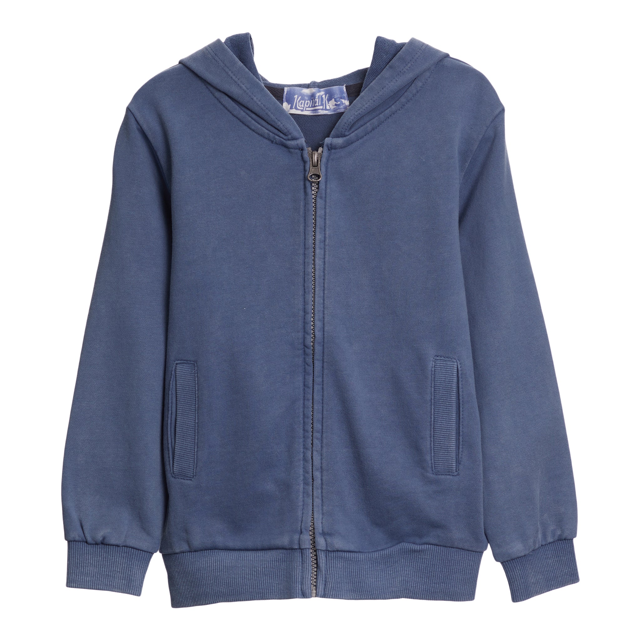 Acid Wash Zip Hoodie - Denny's